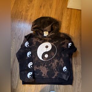 💥Bluenotes Black and Brown Yin Yang Hoodie